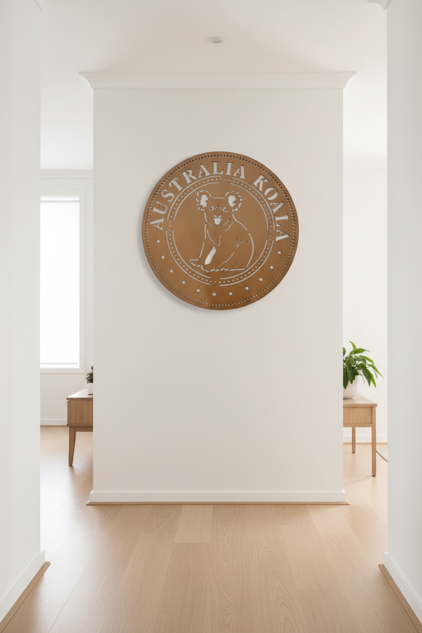 metal wall art australia circular design