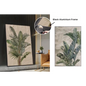 Set 2 Natural Green Leaf Wall Art Assort 100cm