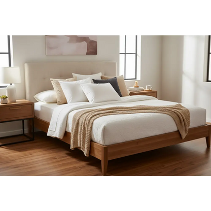 Set of 2 Stain Resistant Pillow Protectors Standard