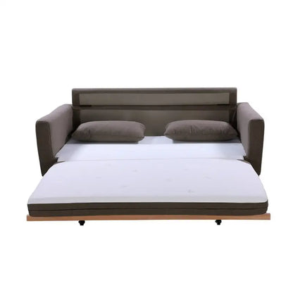 Shasa 2 Seater Pull-out Sofa Bed Grey Taupe