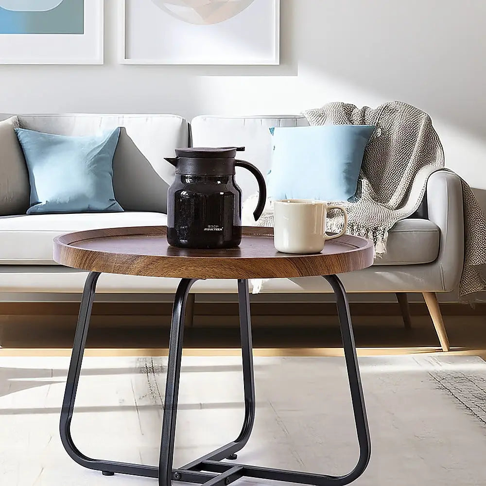 Side Table for Living Room Round Coffee