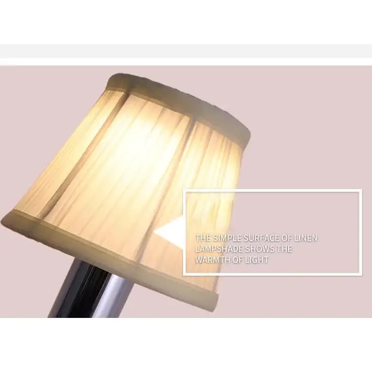 Silver Creative Led Rechargeable Table Lamp | 3 Adjustable Light Modes | Touch Control | Usb Charging | Modern