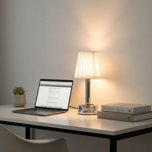 Silver Creative LED Rechargeable Table Lamp | 3 Adjustable Light Modes | Touch Control | USB Charging | Modern Atmosphere Light for Bar, Restaurant, Cafe, and Home Decor