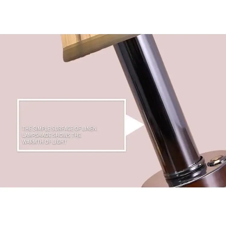 Silver Creative Led Rechargeable Table Lamp | 3 Adjustable Light Modes | Touch Control | Usb Charging | Modern