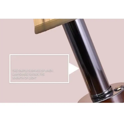 Silver Creative Led Rechargeable Table Lamp | 3 Adjustable Light Modes | Touch Control | Usb Charging | Modern
