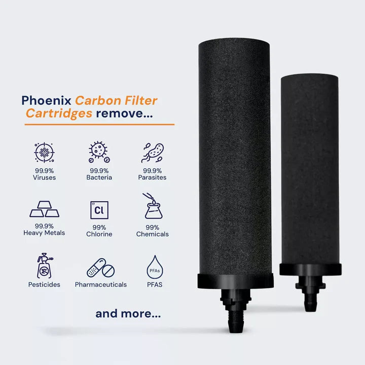 Phoenix Smart Carbon Filter Cartridges - Pack of 2
