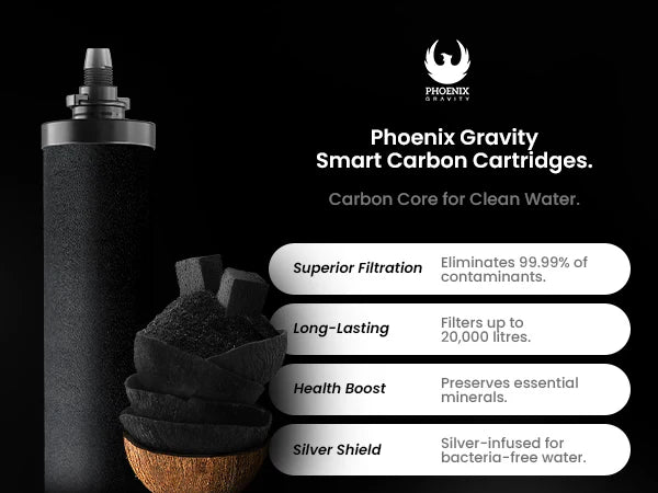 Phoenix Smart Carbon Filter Cartridges - Pack of 2