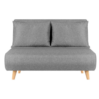 Sofa Bed 2 Seater Convertible Couch Recliner Lounge Chair Linen