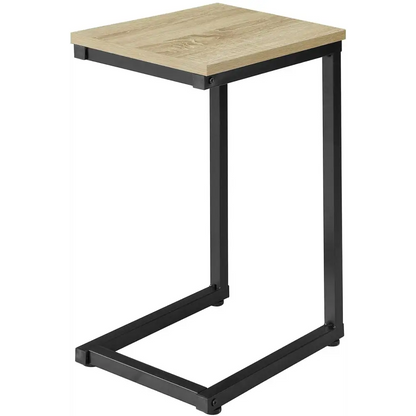 Sofa Side Table for Coffee Time | Modern Black Metal Frame Table