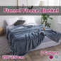 Soft Winter Flannel Blanket for Office Home Lunch Break Warm Cozy Throw - Wine Red