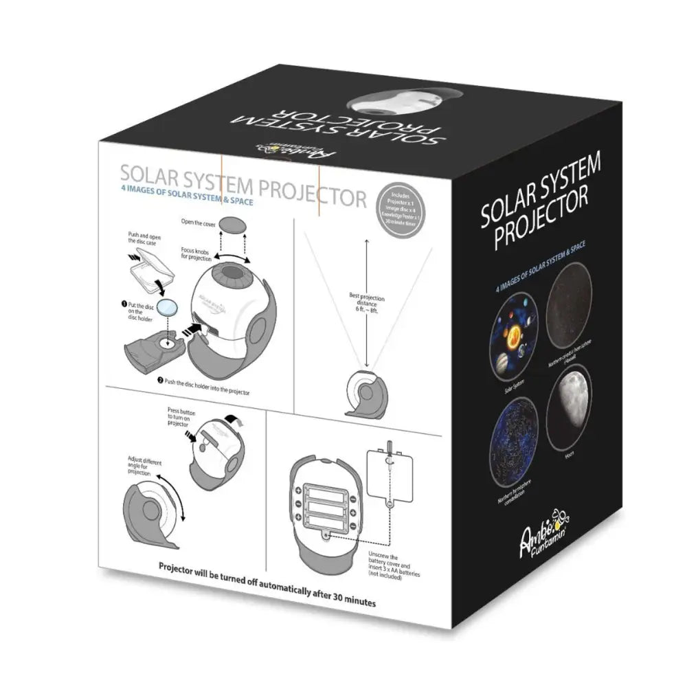 Solar System Star Light Projector Stem Toy - Space Planet Moon Galaxy Night Lights