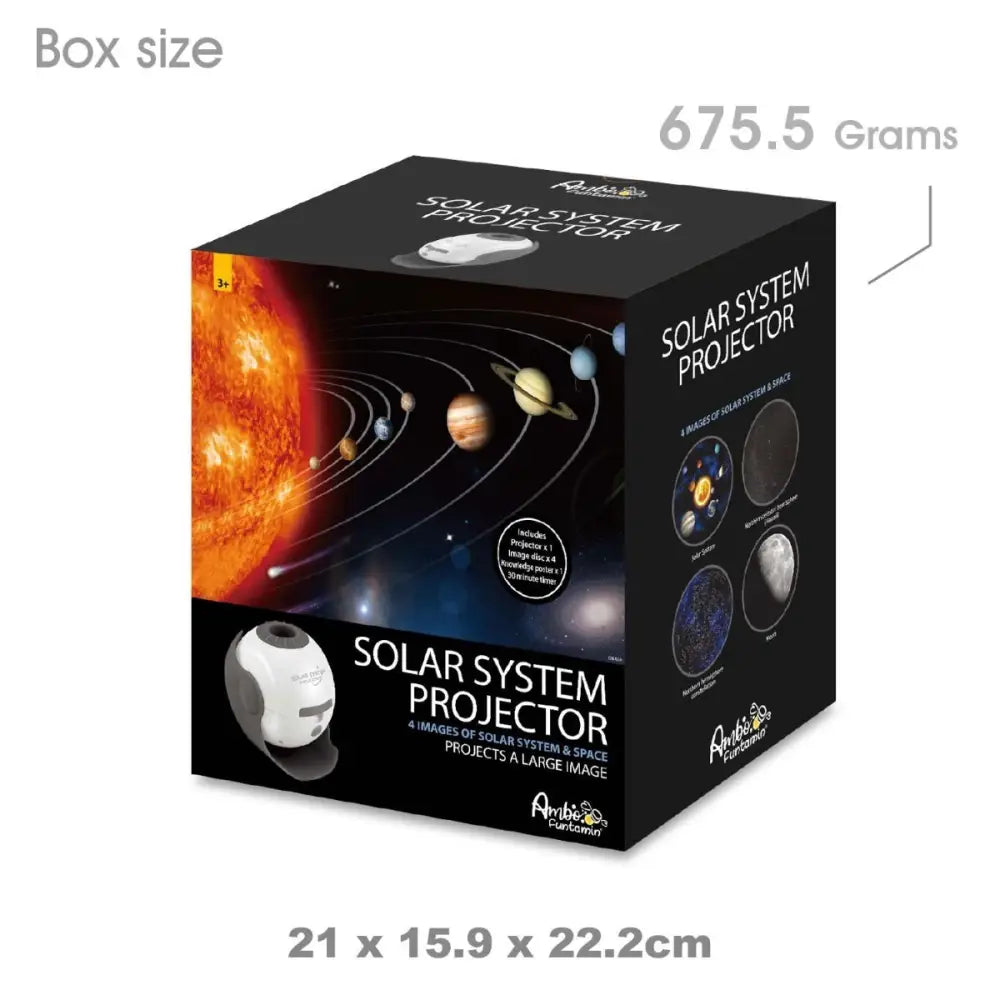Solar System Star Light Projector Stem Toy - Space Planet Moon Galaxy Night Lights