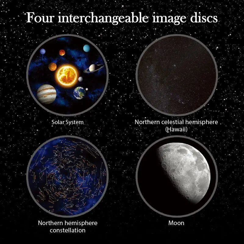 Solar System Star Light Projector Stem Toy - Space Planet Moon Galaxy Night Lights