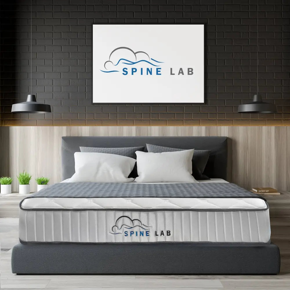 Spine-lab Mattress 5 Zone 21cm Medium Firm Foam Bonnell Spring - King - White
