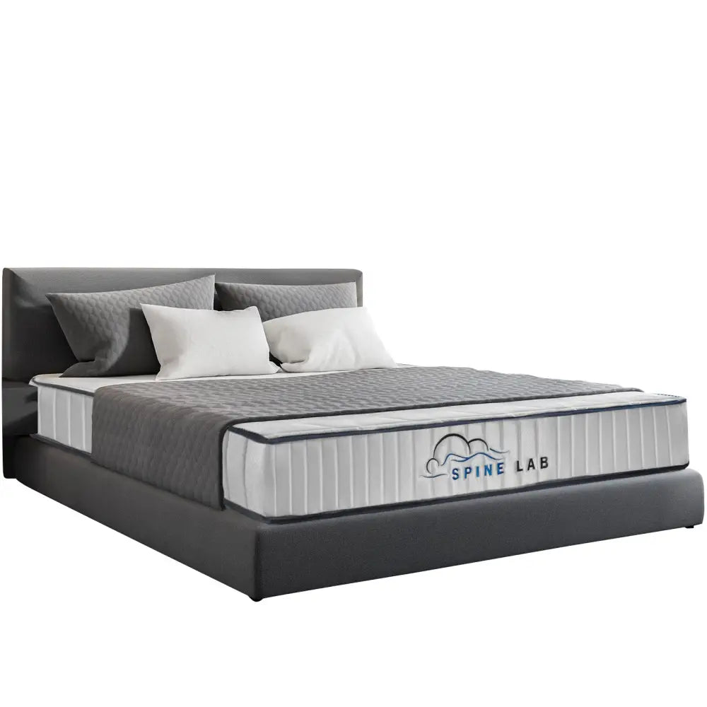 Spine-lab Mattress 5 Zone 21cm Medium Firm Foam Bonnell Spring - King - White