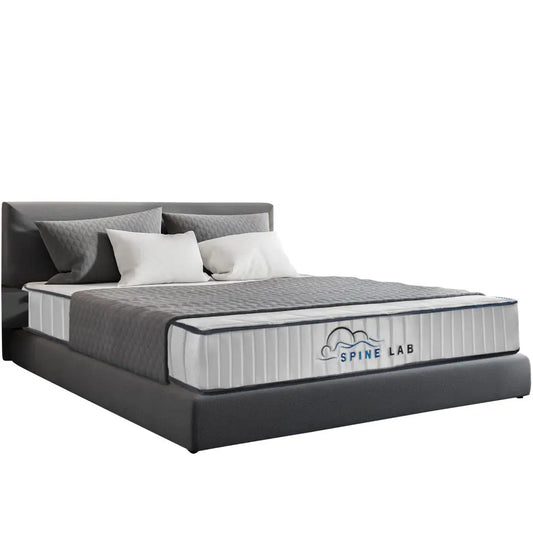 Spine-lab Mattress 5 Zone 21cm Medium Firm Foam Bonnell Spring - King - White