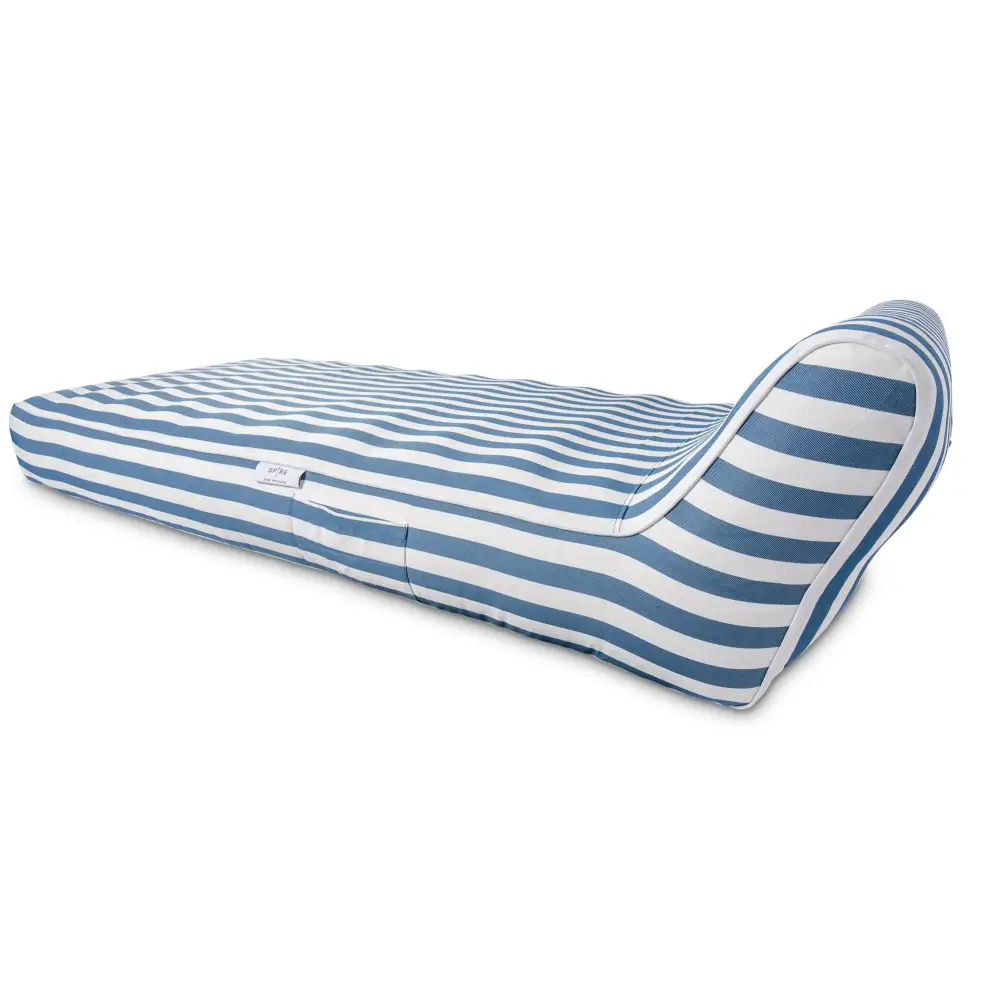 Spire Paradisus Luxury Pool Lounge Blue Stripe Rl-884b