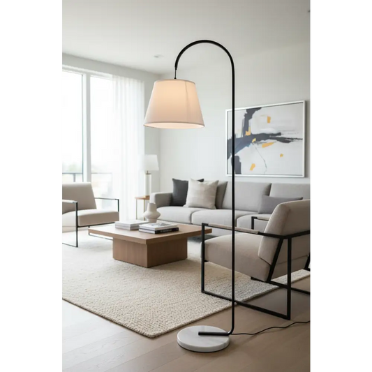 Thea Floor Lamp - White
