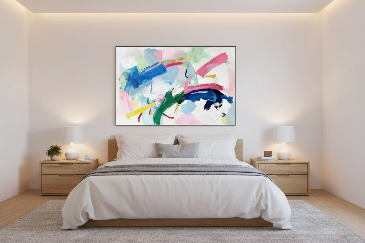 bedroom wall art abstract australia