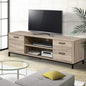 Tv Cabinet Entertainment Unit 132cm Pine Tania