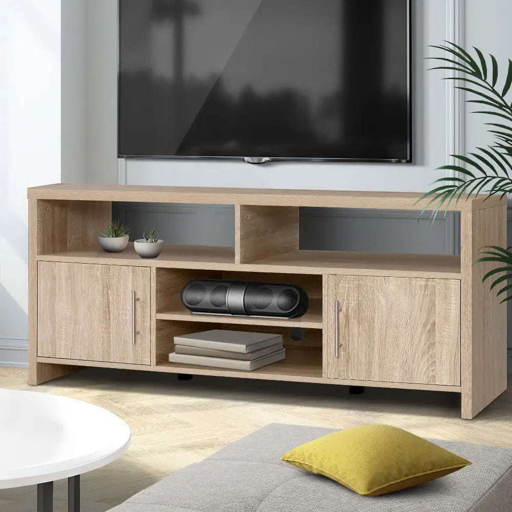 Tv Cabinet Entertainment Unit 140cm Oak Ken