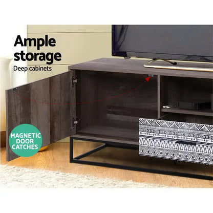 Tv Cabinet Entertainment Unit 180cm Industrial
