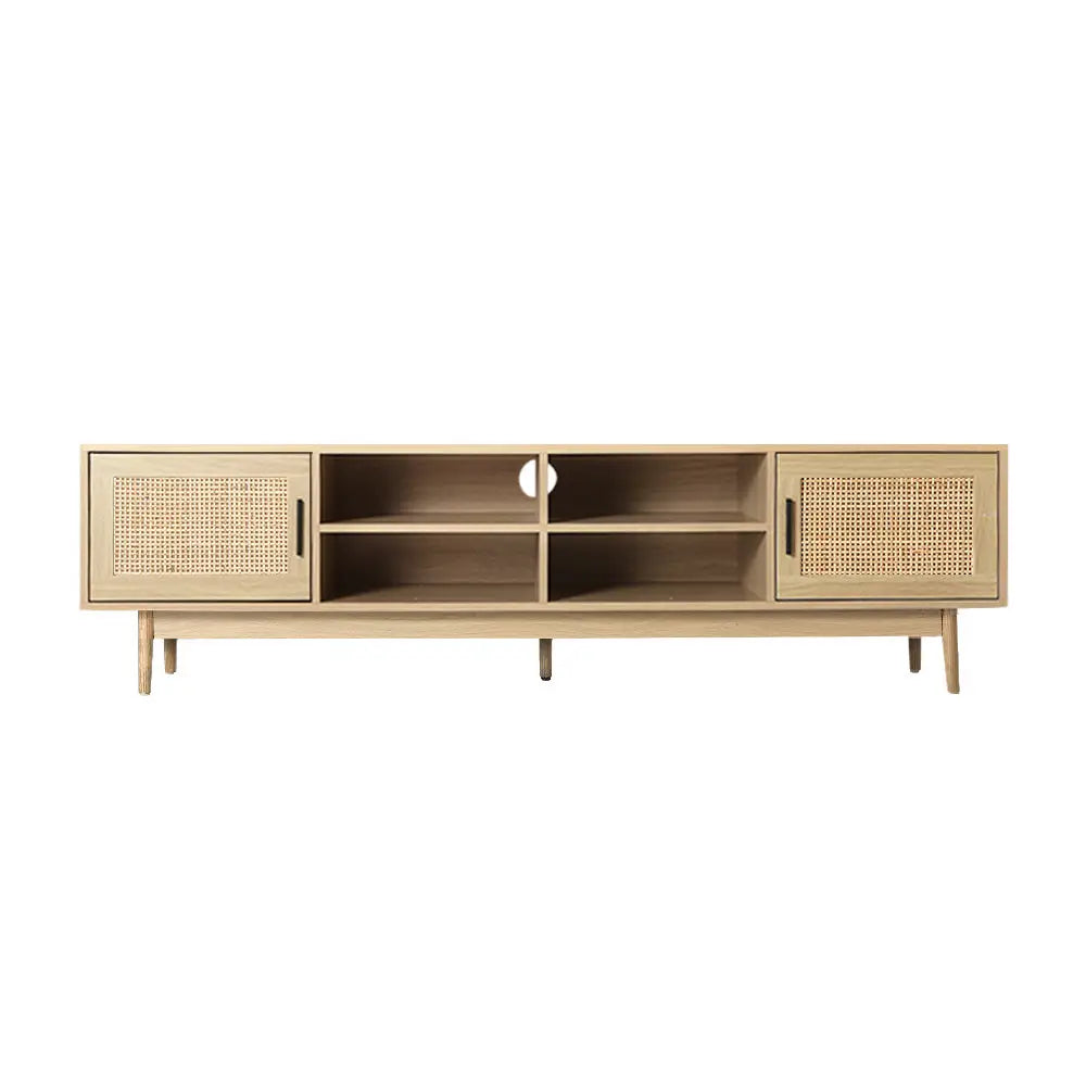 Tv Cabinet Entertainment Unit 180cm Rattan Cole
