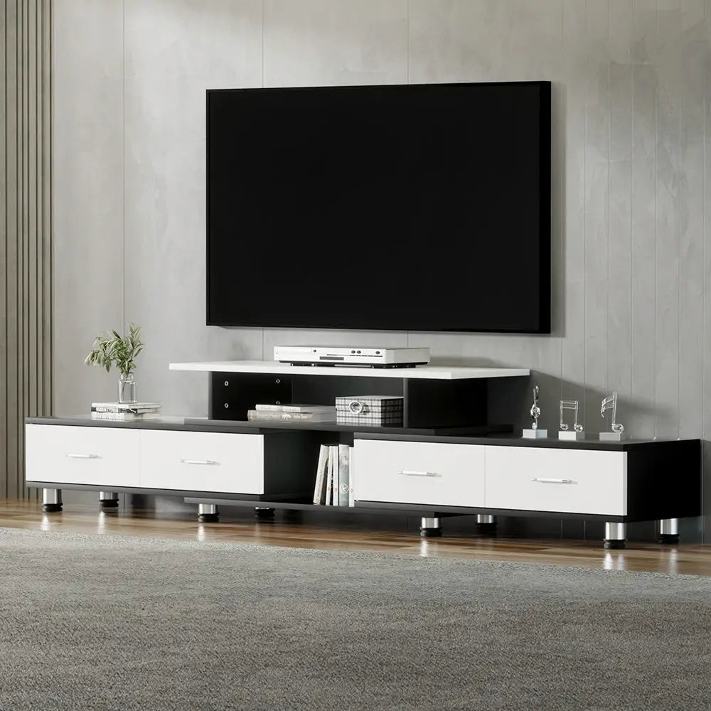Tv Cabinet Entertainment Unit Extendable 160cm to 220cm