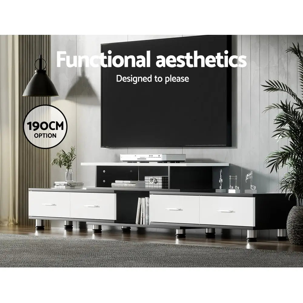 Tv Cabinet Entertainment Unit Extendable 160cm to 220cm