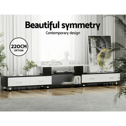 Tv Cabinet Entertainment Unit Extendable 160cm to 220cm