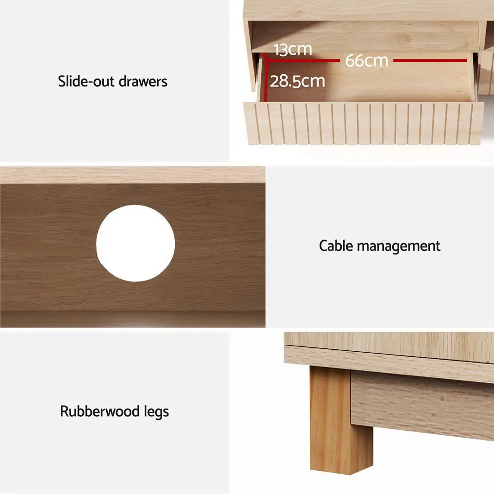 Tv Cabinet Entertainment Unit Stand 150cm