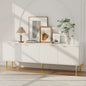 Tv Cabinet Entertainment Unit Stand Storage 180cm White