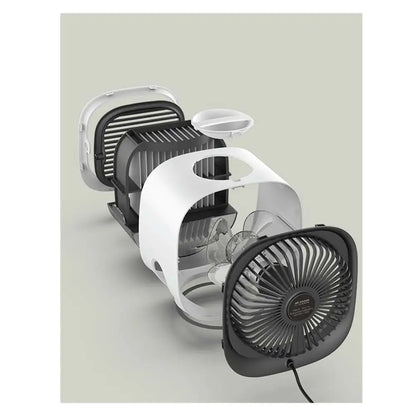 Usb Mini Air Purifier - Portable Desktop Conditioner Cooling Fan with Water