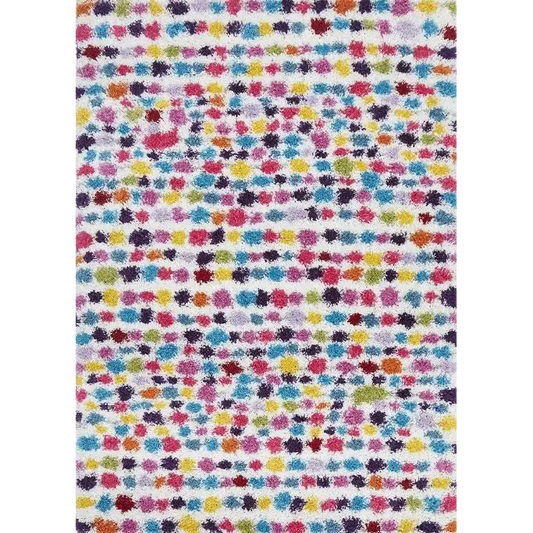 Vegas Dot Multi by Rug Culture-380x280cm - Rectangle