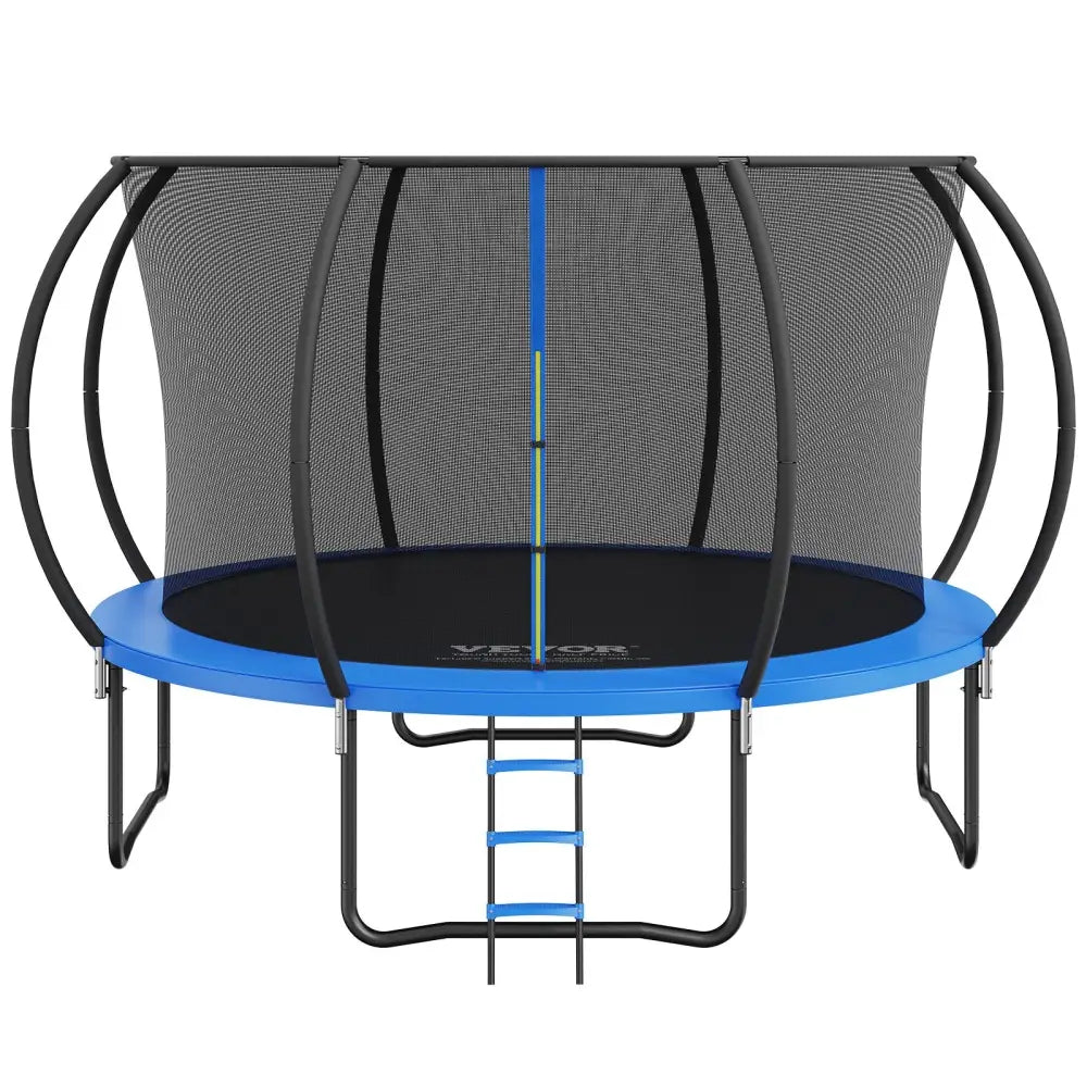 Vevor 3.66m Trampoline 181 Kg with Enclosure Net Ladder and Curved Pole Heavy Duty Jumping Mat Spring Cover Padding