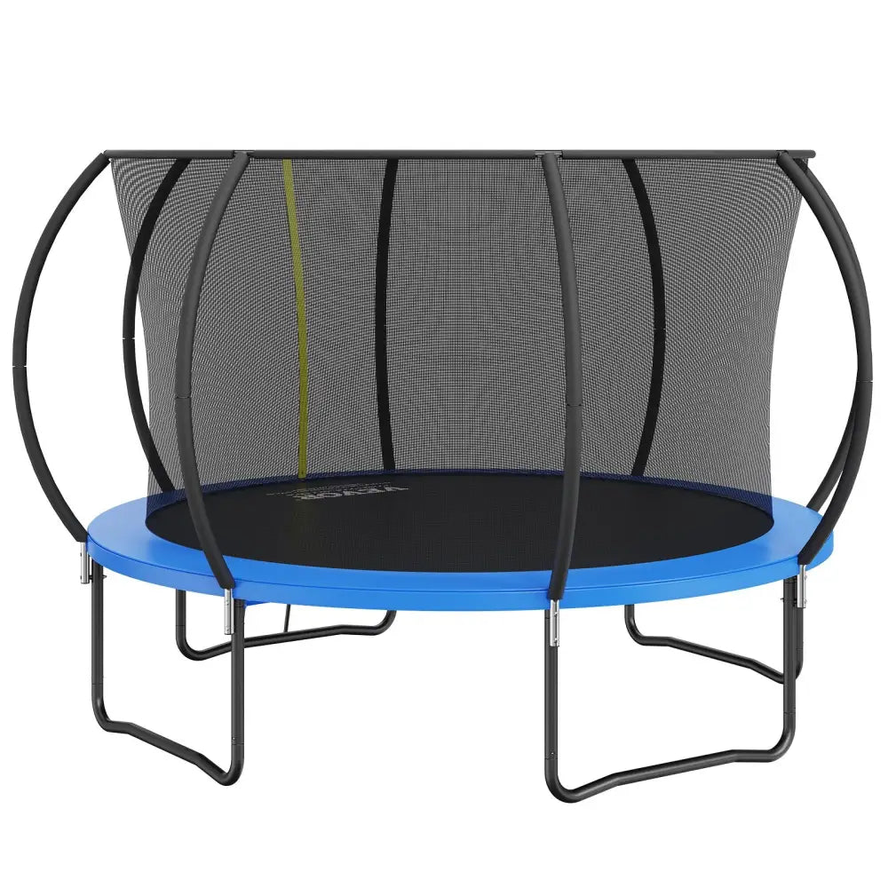 Vevor 3.66m Trampoline 181 Kg with Enclosure Net Ladder and Curved Pole Heavy Duty Jumping Mat Spring Cover Padding