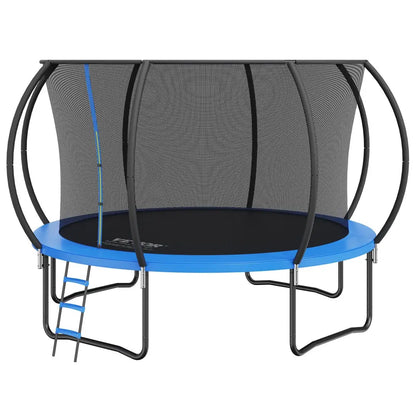 Vevor 3.66m Trampoline 181 Kg with Enclosure Net Ladder and Curved Pole Heavy Duty Jumping Mat Spring Cover Padding