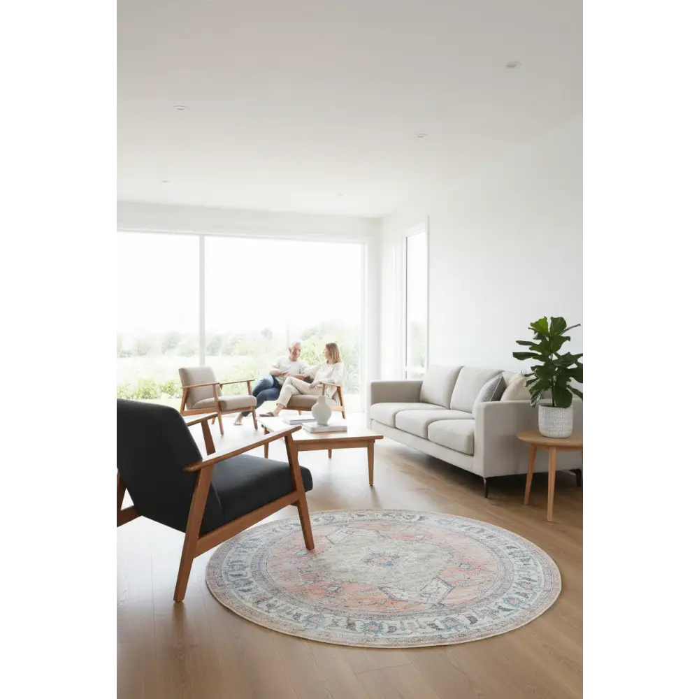Vintage Crown Deco Rug No-fringe 280x380cm