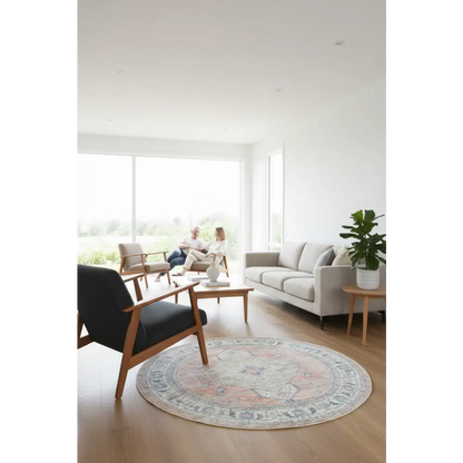 Vintage Crown Deco Rug No-fringe 280x380cm