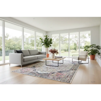 Vintage Crown Ernest Multi-distressed Rug 280x380