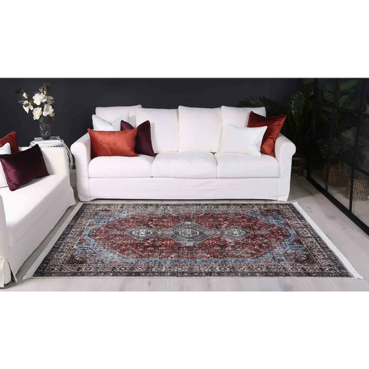 Vintage Crown Rug Light Oak Dark Espresso 280x380