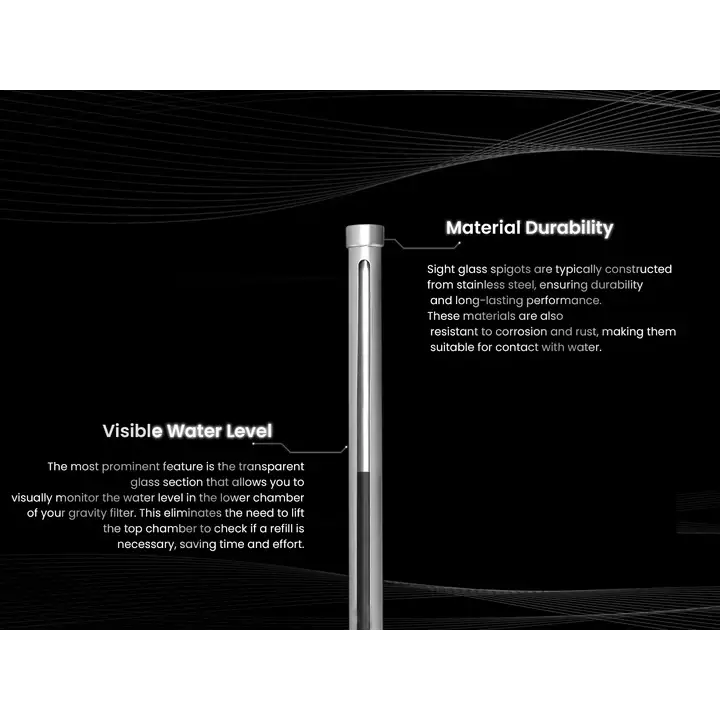 Vision Tap for Premium Stainless Steel Gravity Water Filter