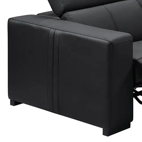 Washington Genuine Leather 6 Seater Corner Sofa with 2 Electric Recliners and Reversible Console