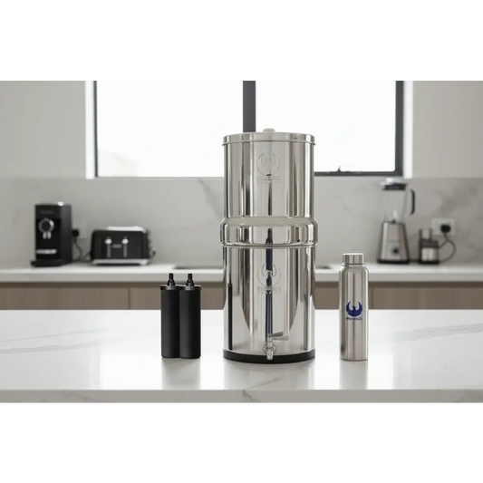 Water Purifier Dispenser with Gravity Filters