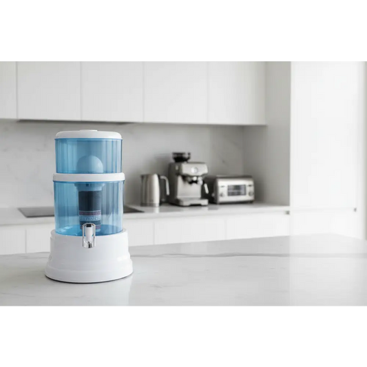 Water Purifier Dispenser with Gravity Filters