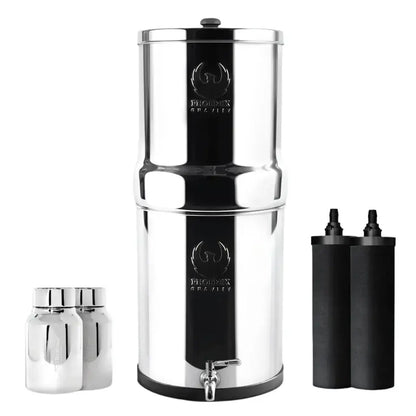 Water Purifier Dispenser with Gravity Filters