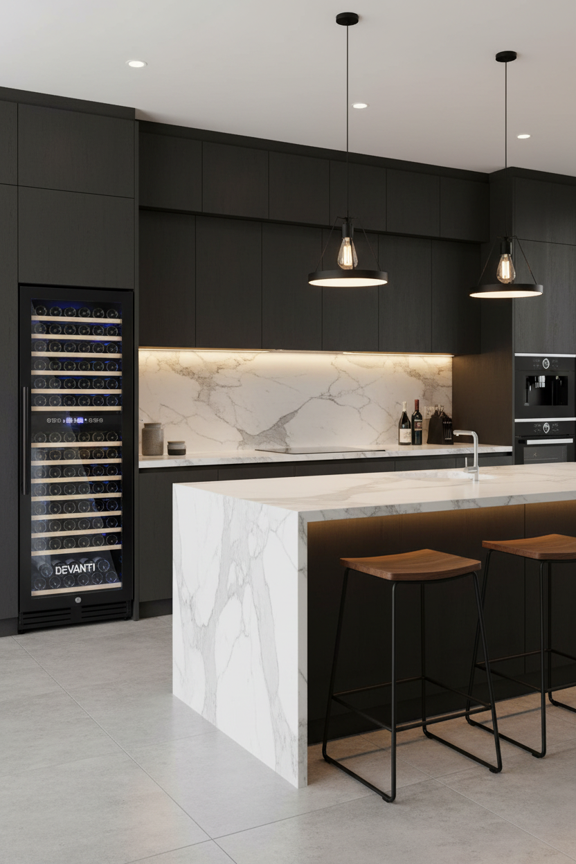 Wine Fridge Cooler Dual Zone 154 Bottles
