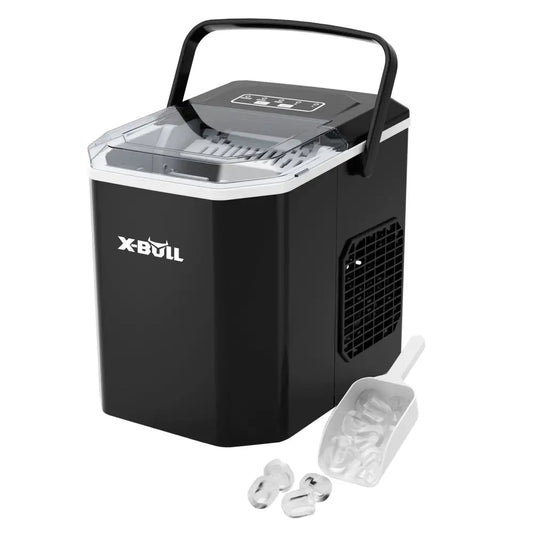 X-bull Ice Maker Machine Commercial Portable Cube 2.2l Home Bar Benchtop Black