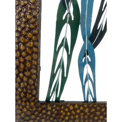 Xlarge Leaves Metal Wall Art 102x152cm
