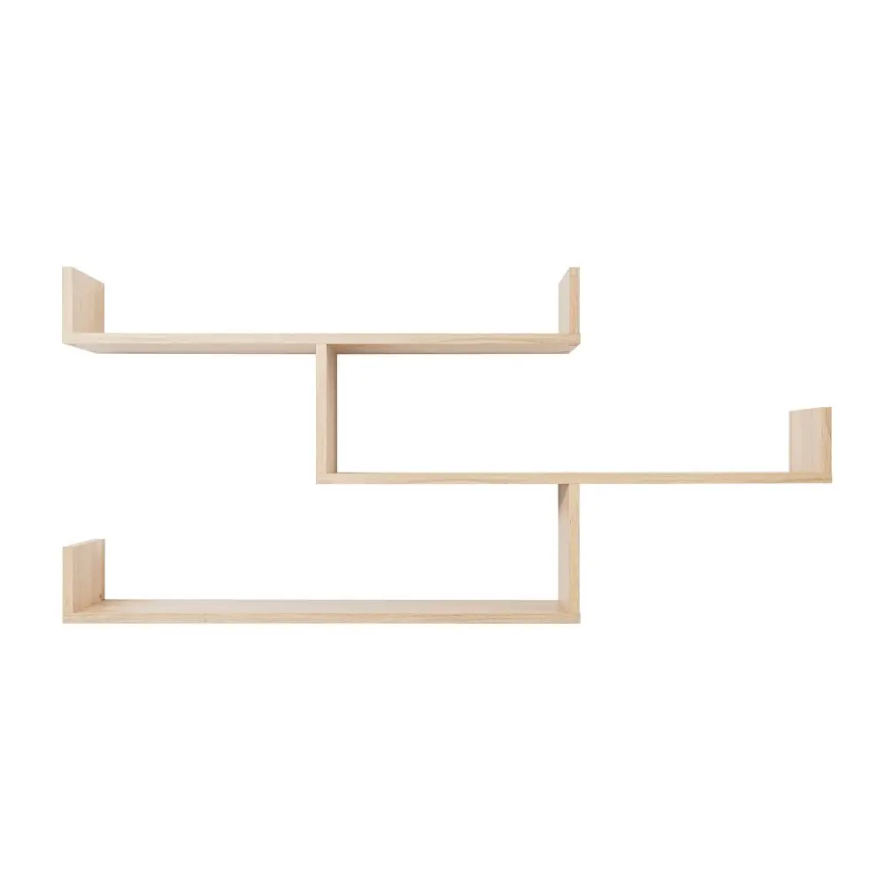 Zurich Multi Level Shelf Kit (oak)